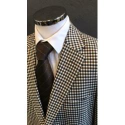 Geruit Colbert van EDUARD DRESSLER by LORO PIANA. Maat 106
