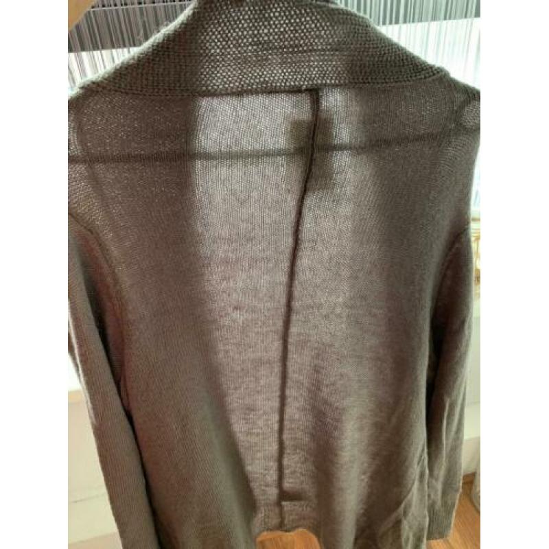 Mooie groen/grijze Vest maar S Nieuw