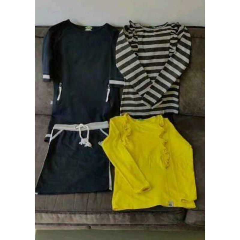 Billy&Lilly kleding. 2x longesleeve . Rok. Jurk. Maat 140.