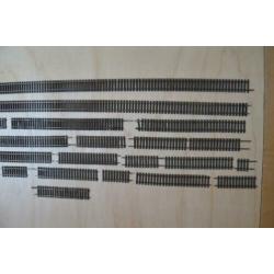 Peco flex rail, messing uitvoering, HO, goede staat.