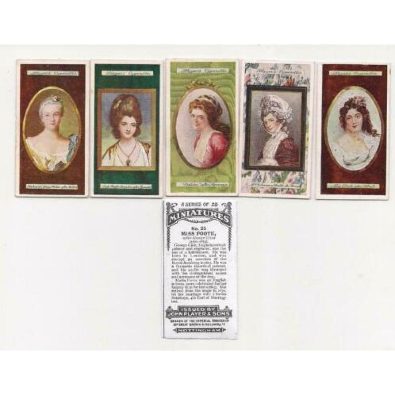 Oude plaatjes "JOHN PLAYER & SONS."