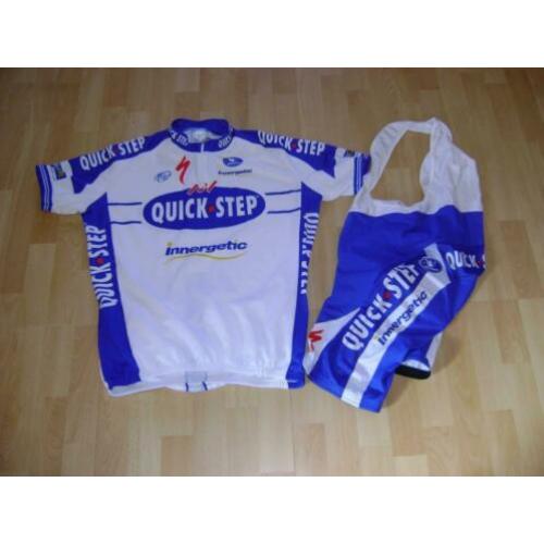 Vermarc- Quick-Step wieler shirt +broek ] mt 7-56