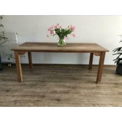 Houten tafel 200 x 90