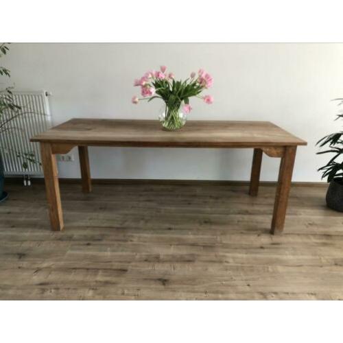 Houten tafel 200 x 90