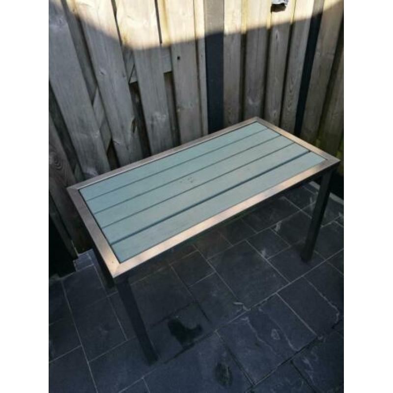 Te koop rvs tuin tafel