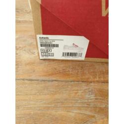 nieuwe Vans authentic glitter wit/roze sneakers maat 30,5