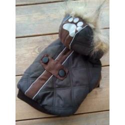 Honden jasje - gewatteerd met fleece voering - kleine hond