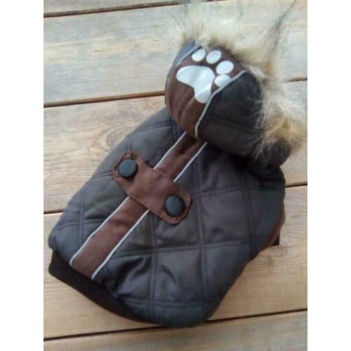 Honden jasje - gewatteerd met fleece voering - kleine hond
