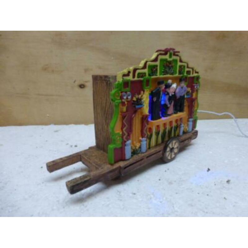 luville draaiorgel de Tulp kerstdorp kersthuisje accessoires