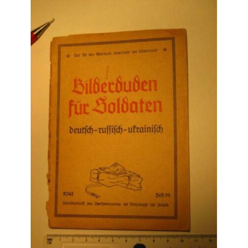 Bilderduden fur Soldaten- 1941 -Deutsch-russisch-ukrainisch