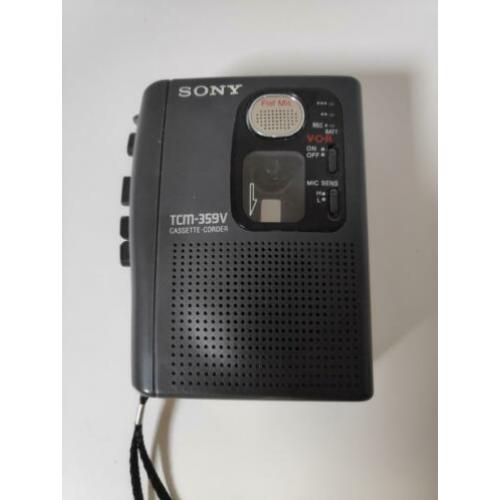 Sony - TCM-359V - Walkman - Cassette Recorder