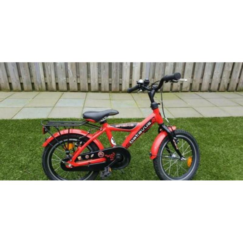Batavus snake 16inch kinderfiets incl zijwieltjes