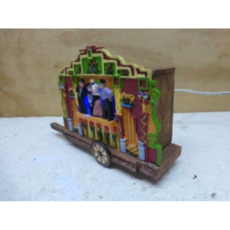 luville draaiorgel de Tulp kerstdorp kersthuisje accessoires