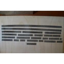 Peco flex rail, messing uitvoering, HO, goede staat.