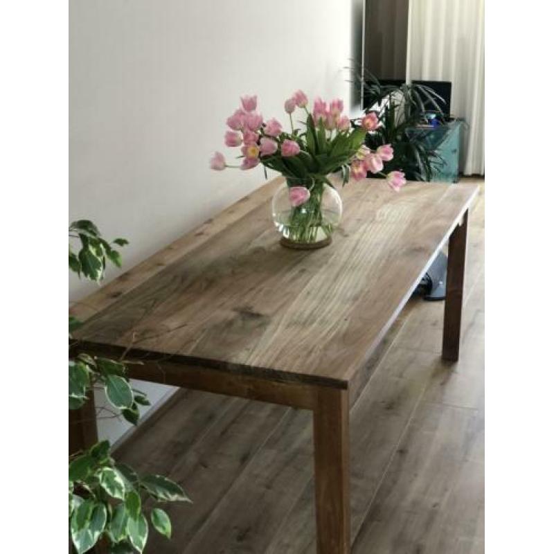 Houten tafel 200 x 90