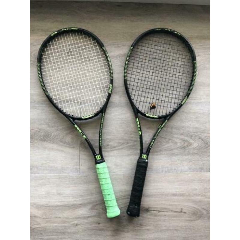 2x Wilson Blade 98 Rackets (18x20, L3)