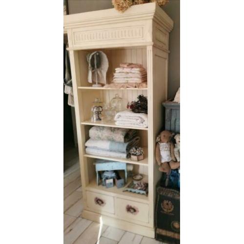 Mooie brocante kast, keukenkast, boekenkast