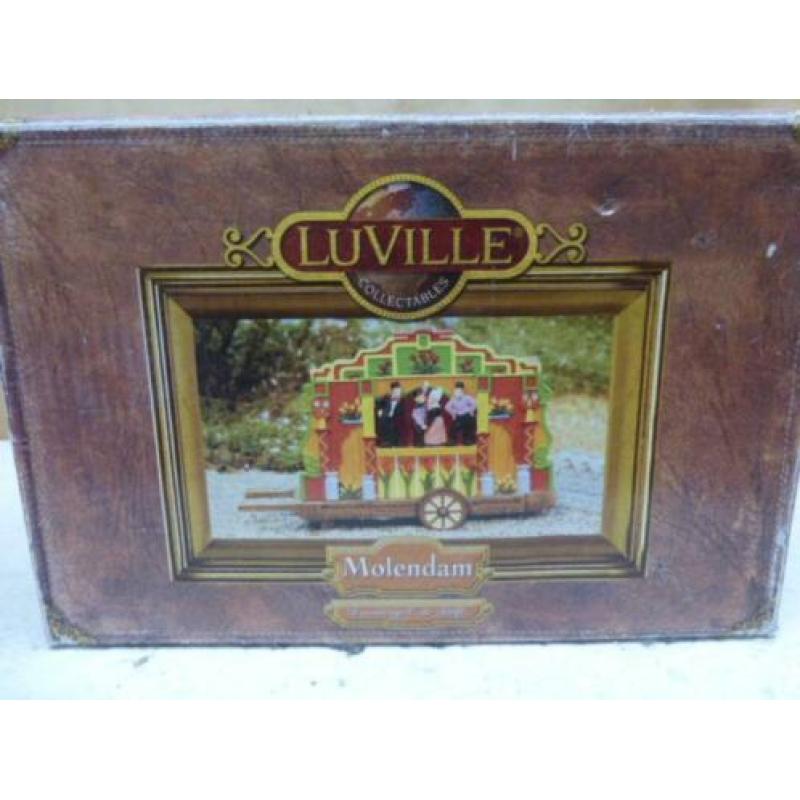 luville draaiorgel de Tulp kerstdorp kersthuisje accessoires