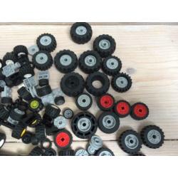 Partij Lego City onderdelen wielen voor auto autowielen