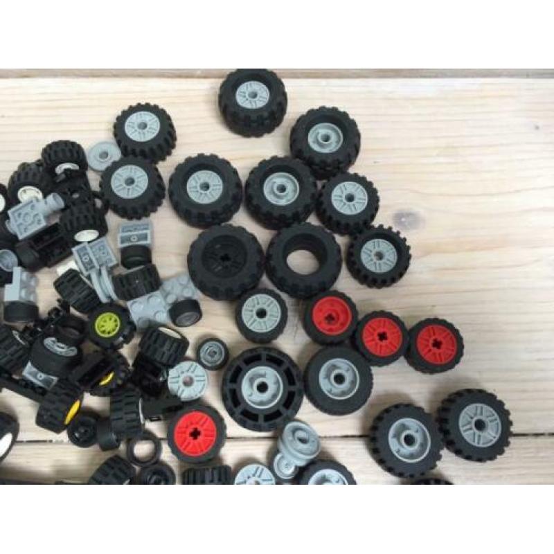 Partij Lego City onderdelen wielen voor auto autowielen