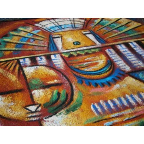 Mooi Abstract Schilderij (B. Long) [Z.g.a.n.]