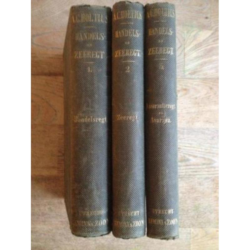Holtius Voorlezingen over handels- en zeeregt 3 delen 1861