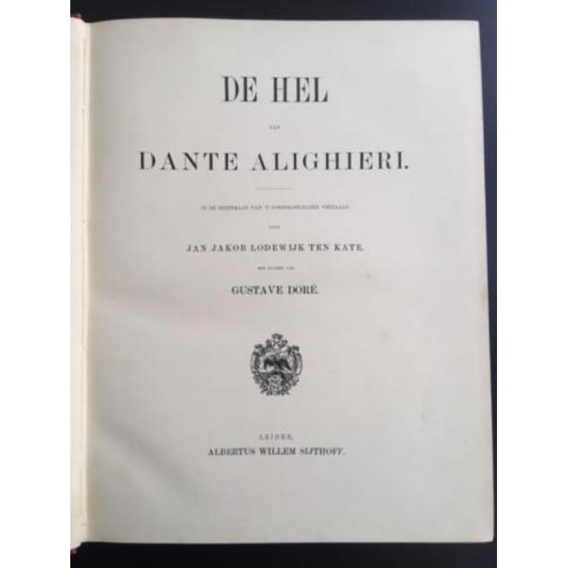 De Hel van Dante Alighiere platen Gustave Dore