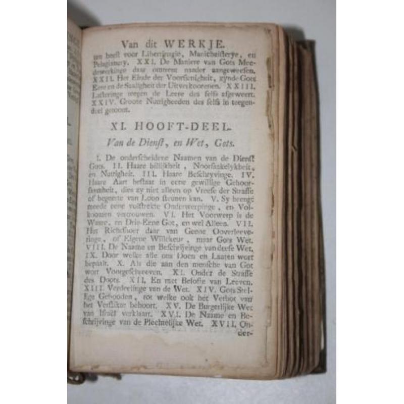 Johannes à Marck - Kort opstel (1770, perkament)