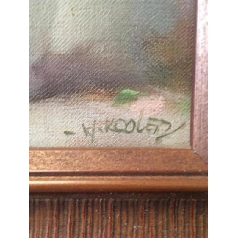 Harrie koolen stil leven schilderij 20x25