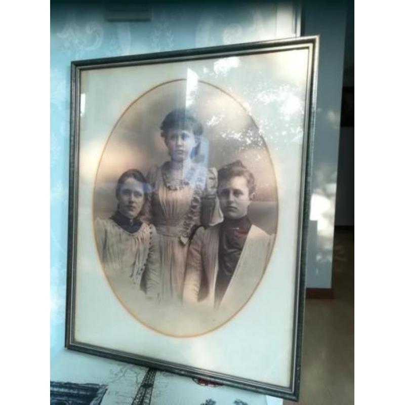 Antieke Portret foto kabinetfoto honig verkade