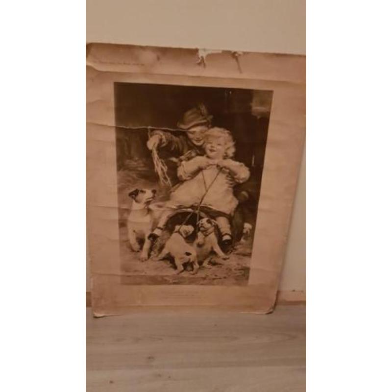 Zeer oude prent