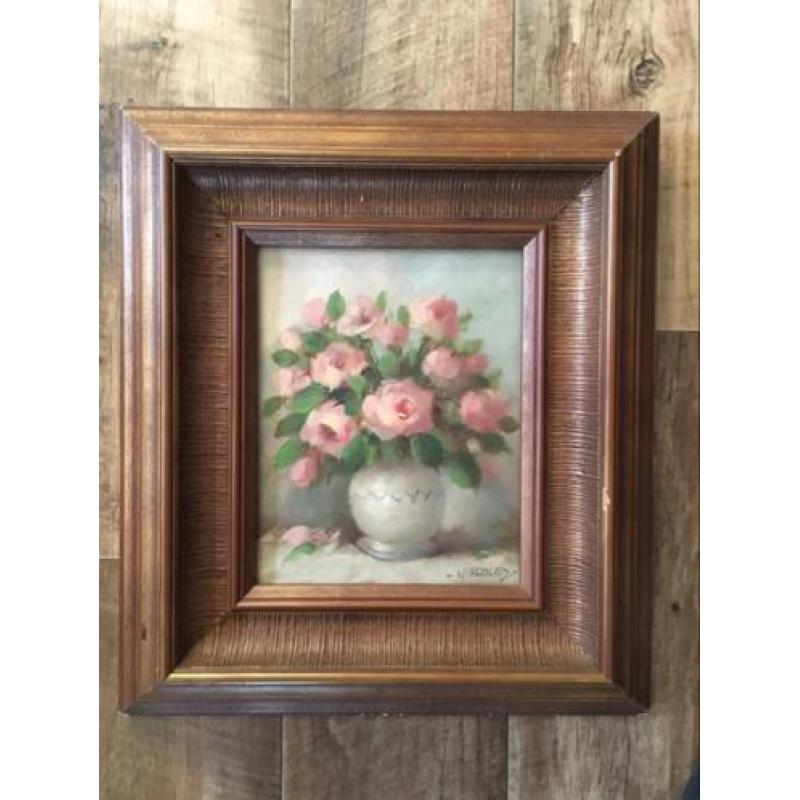 Harrie koolen stil leven schilderij 20x25