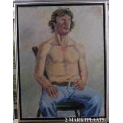 =MANNELIJK (half) NAAKTEN=collectie=diverse doeken=1900-1980