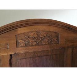 Eikenhouten antiek bed