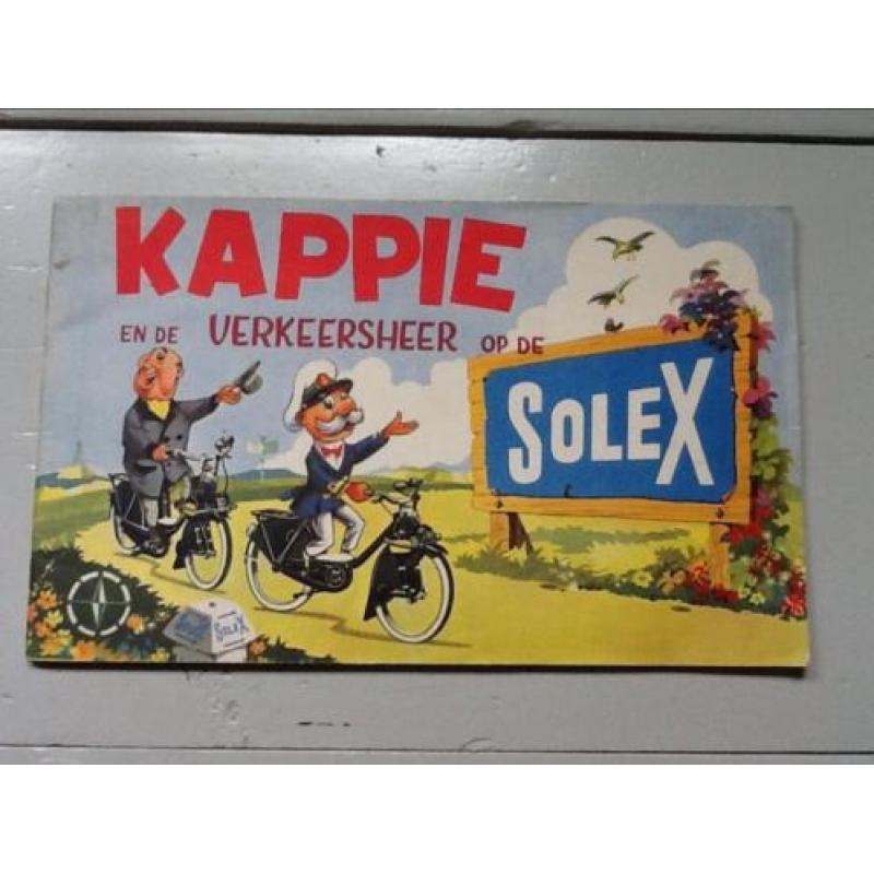 Oud boekje KAPPIE en de Verkeersheer op de SOLEX.