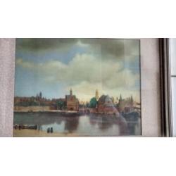 Schilderij, Oud Hollands stads aanzicht