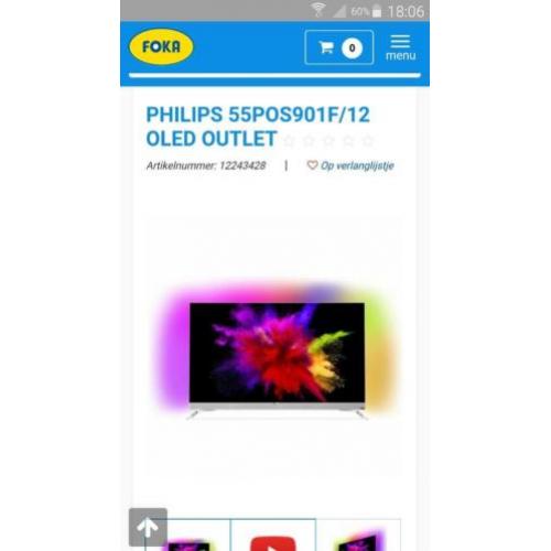 Philips 55" OLED premium met Soundbar