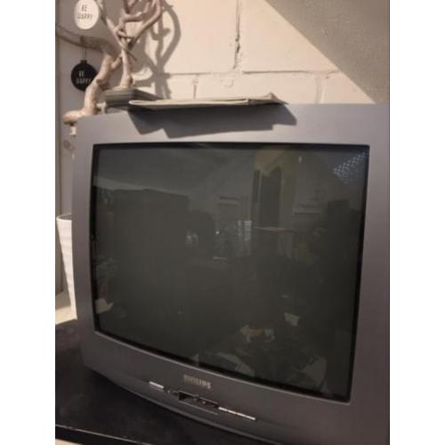 Mooie Philips tv met boekjes, 50 cm