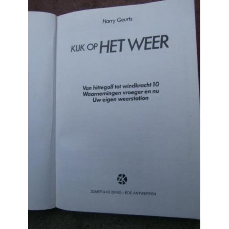 Kijk op het weer,Waarnemingen Vroeger en Nu
