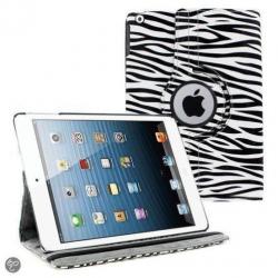 Ntech iPad Air 360 Rotatie Hoes, Cover, Case Zebra Design k