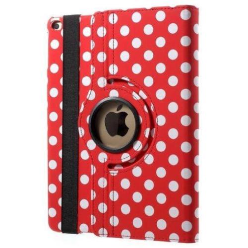 iPad 9.7 (2017 / 2018) hoes 360 graden flip cover - polka...