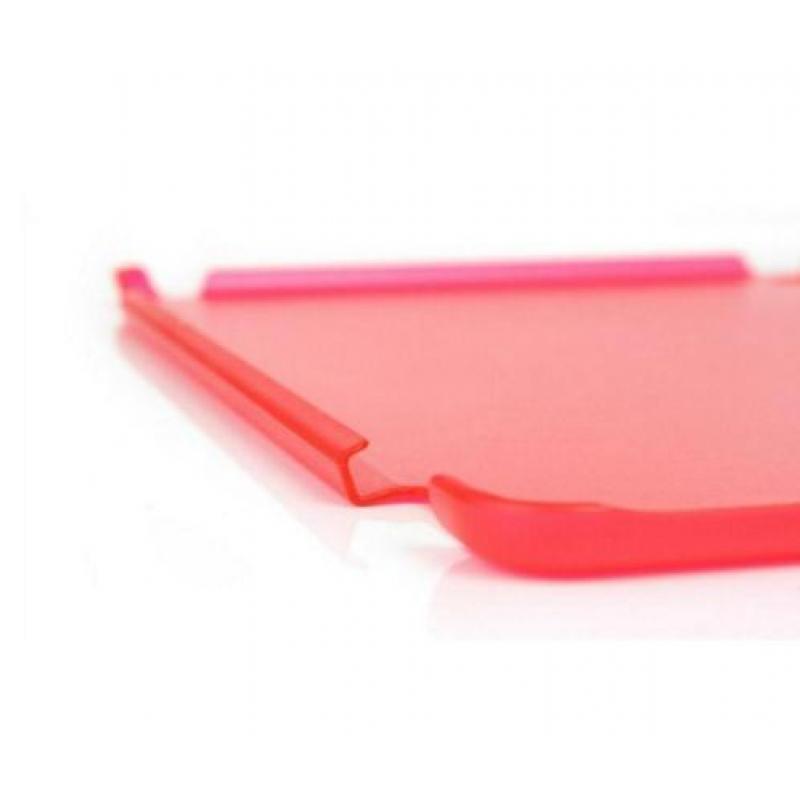 iPad Air 1 achterkant hoes hoesje case Doorzichtig - Paars
