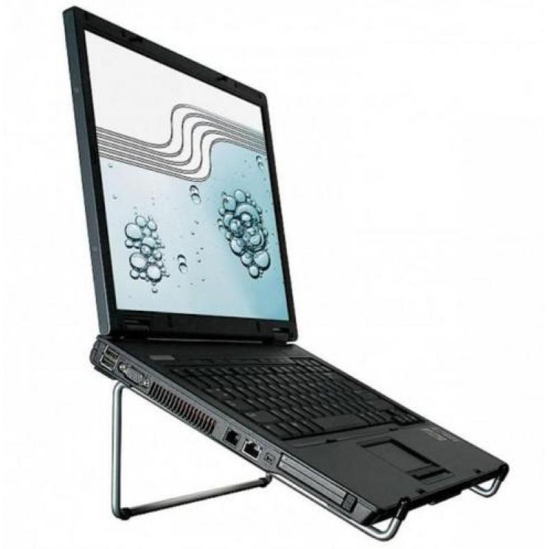 R-go steel basic laptopstandaard, zilver