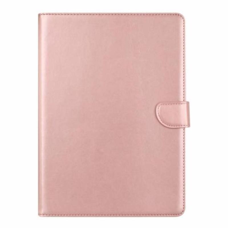 Ntech iPad Air Rose Goud Booktype Kunstleer Hoesje Met Pasj