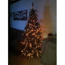 kerstboom triumpf tree hoogte 2mtr met 200 lampjes