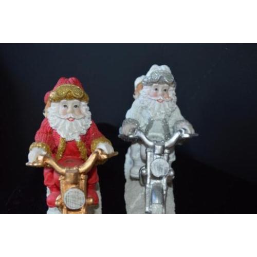 5 kerstfiguren en een design geurkaars, nieuw in doos