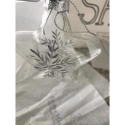 3 Classic Snowstar ornamenten Riviera Maison 50% korting