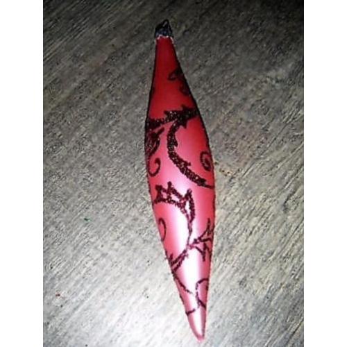 Kerstpegels voor in de kerstboom rood, zilver, roze