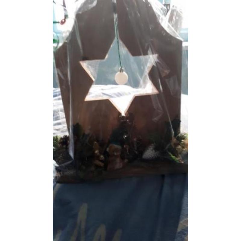 houten kerts ster