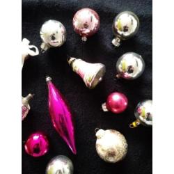 20st oude/ retro kerstballen